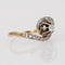 Bague 48 Bague tourbillon en or jaune et platine avec diamants 58 Facettes 23-133