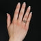 Bague 56 Bague ancienne rosace en or jaune 18 carats, platine et diamants 58 Facettes 19-347