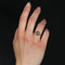 Bague 56 Bague ancienne rosace en or jaune 18 carats, platine et diamants 58 Facettes 19-347