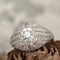 Bague 53 Bague dôme Art déco en platine et diamants 58 Facettes 23-084