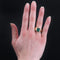Bague 60 Bague jonc ancienne en or jaune 18 carats et émeraude 58 Facettes 22-635