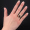 Bague 49 Bague ancienne en or jaune 18 carats avec rubis naturel 58 Facettes 22-449