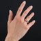 Bague 55 Bague diamants en or jaune 18 carats 58 Facettes 22-423