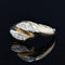 Bague 55 Bague diamants en or jaune 18 carats 58 Facettes 22-423