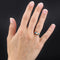 Bague 51 Bague perle de culture et perles de turquoise en or rose 18 carats 58 Facettes CV82