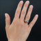 Bague 51 Bague ancienne en or rose et platine avec diamants 58 Facettes 22-299