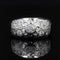 Bague 53 Bague jonc en or blanc 18 carats et diamants 58 Facettes 22-231
