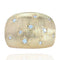Bague 53 Bague jonc satinée en or jaune 18 carats et diamants 58 Facettes MS1014