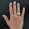 Bague 53 Bague jonc satinée en or jaune 18 carats et diamants 58 Facettes MS1014