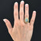 Bague 55 Bague rétro opale et demi-perles en or jaune 18 carats 58 Facettes 22-106