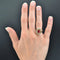 Bague 50 Bague marguerite en or jaune 18 carats rubis et diamants 58 Facettes 22-229