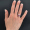 Bague 53 Bague fleur en or blanc 18 carats avec saphir rose et diamants 58 Facettes 22-236