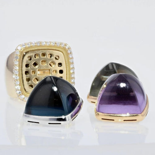 Bague 54 Fred Pain de sucre - Bague en or jaune 18 carats et diamants 58 Facettes 21-861