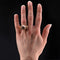 Bague 47 Bague boule rétro en or rose 18 carats, rubis et saphirs 58 Facettes 22-136