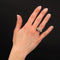 Bague 54 Bague tank en or jaune 18 carats et platine aux diamants 58 Facettes 21-794