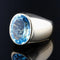 Bague 51 Bague jonc en or jaune 18 carats et topaze ovale 58 Facettes 21-681