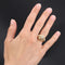 Bague 55 Bague dôme fleur vintage en or rose 18 carats et diamant 58 Facettes 21-354