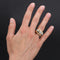 Bague 54 Bague tank vintage en or jaune et platine avec diamants 58 Facettes 21-307