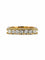 Bague 51 Bague jarretière en or jaune 18 carats et diamants 58 Facettes 19-339A-52