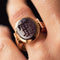 Bague 53 Bague chevalière intaille sur cornaline en or jaune 18 carats 58 Facettes 19-641-51