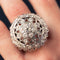 Bague 53 Bague cocktail en or blanc 18 carats et diamants 58 Facettes 19-588-51