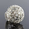 Bague 53 Bague cocktail en or blanc 18 carats et diamants 58 Facettes 19-588-51