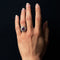 Bague 58 Bague ancienne Art déco en or blanc 18 carats, améthyste et diamants 58 Facettes 20-131-50