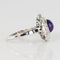 Bague 58 Bague ancienne Art déco en or blanc 18 carats, améthyste et diamants 58 Facettes 20-131-50