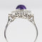 Bague 58 Bague ancienne Art déco en or blanc 18 carats, améthyste et diamants 58 Facettes 20-131-50