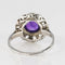Bague 58 Bague ancienne Art déco en or blanc 18 carats, améthyste et diamants 58 Facettes 20-131-50