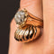 Bague 53 Bague couture en or jaune 18 carats et diamants 58 Facettes 19-360-57