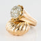 Bague 53 Bague couture en or jaune 18 carats et diamants 58 Facettes 19-360-57