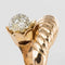 Bague 53 Bague couture en or jaune 18 carats et diamants 58 Facettes 19-360-57