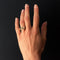 Bague 55 Bague nœud vintage en or jaune 18 carats et diamant 58 Facettes 20-093-53