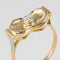 Bague 55 Bague nœud vintage en or jaune 18 carats et diamant 58 Facettes 20-093-53