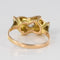 Bague 55 Bague nœud vintage en or jaune 18 carats et diamant 58 Facettes 20-093-53