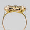 Bague 55 Bague nœud vintage en or jaune 18 carats et diamant 58 Facettes 20-093-53