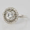 Bague 53 Bague ronde dentelle en platine et diamants 58 Facettes 20-086-55