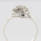 Bague 56 Bague vintage en or blanc 18 carats et diamants 58 Facettes 20-095-51