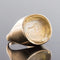 Bague 59 Bague en or rose 18 carats - Intaille sur quartz 58 Facettes 20-082-55