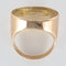 Bague 59 Bague en or rose 18 carats - Intaille sur quartz 58 Facettes 20-082-55