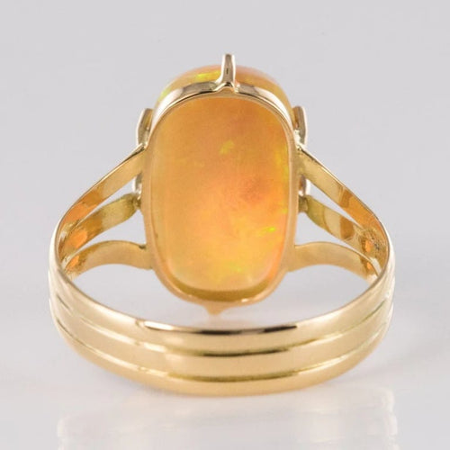 Bague 62 Bague ancienne en or jaune 18 carats et opale australienne 58 Facettes 20-226-54