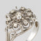 Bague 53 Bague fils en or blanc 18 carats et diamants 58 Facettes 20-147-50