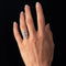 Bague 53 Bague style Art déco en or blanc 18 carats et diamants 58 Facettes 20-263-57