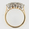 Bague 55 Bague jarretière ancienne - Or jaune 18 carats, platine et diamants 58 Facettes 21-001-50