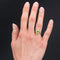 Bague 53 Bague marquise ancienne en or jaune 18 carats, émeraude et diamants 58 Facettes 20-608-48