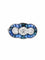 Bague 52 Bague Art déco en or blanc 18 carats, saphirs et diamants 58 Facettes 21-024-50