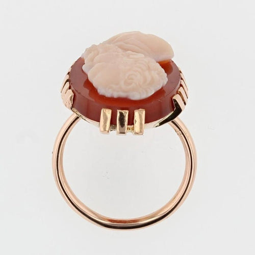 Bague 51 Bague camée Michel-Ange en or jaune 18 carats 58 Facettes 21-042-48