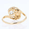 Bague 52 Bague toi et moi ancienne en or jaune et platine, diamants et perle fine 58 Facettes 20-509-48