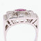 Bague 51 Bague Art déco en platine, rubis et diamants 58 Facettes 20-600-48